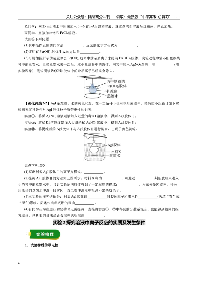 《专题01化学基本概念（学生版）_05-化学-高考总复习_一轮复习_2026年-化学高考一轮复习_2026年高考化学一轮复习讲义+练习+课件（新教材新高考）-G55_2026版_第十章化学实验基础与探究》第4页预览