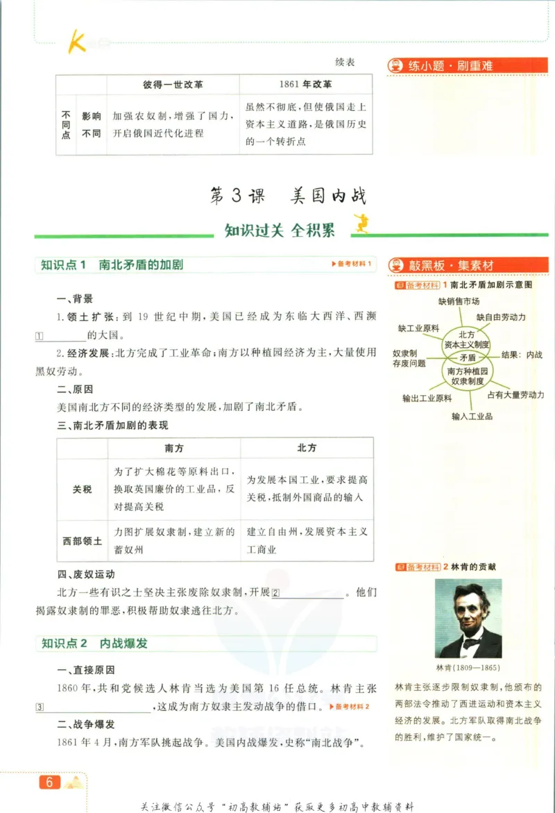 《初中必刷题九年级下册历史人教版狂K重点_2、2025初中必刷题合集_初中必刷题23+24+25上册_2023版》第10页预览