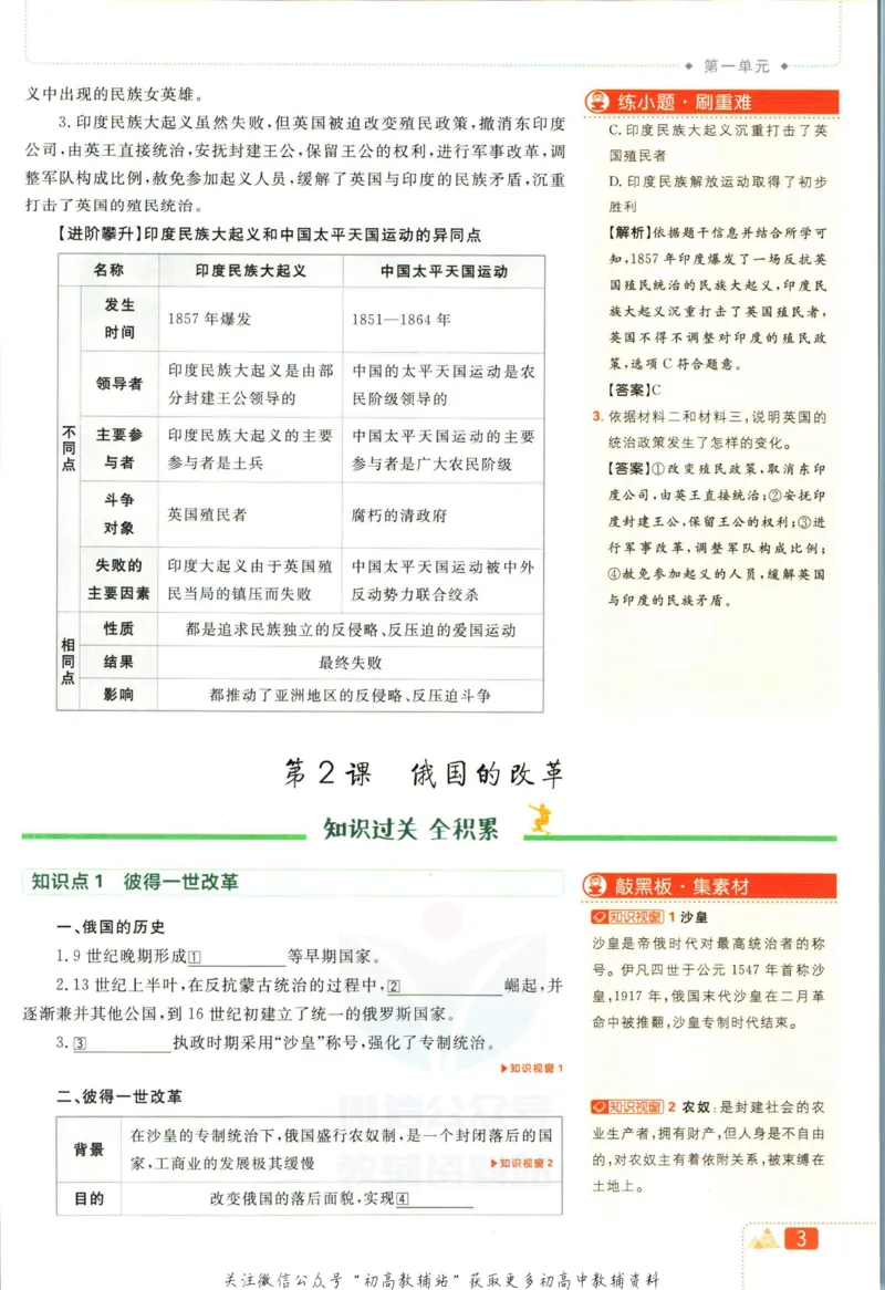 《初中必刷题九年级下册历史人教版狂K重点_2、2025初中必刷题合集_初中必刷题23+24+25上册_2023版》第7页预览