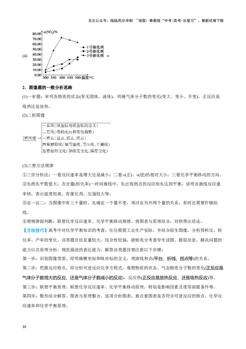 《专题七突破化学平衡常数和化学平衡图像（原卷版）_05-化学-高考总复习_二轮复习_2024年_2024年高考化学二轮复习讲与练考点练习题全国通用_资料》第10页预览