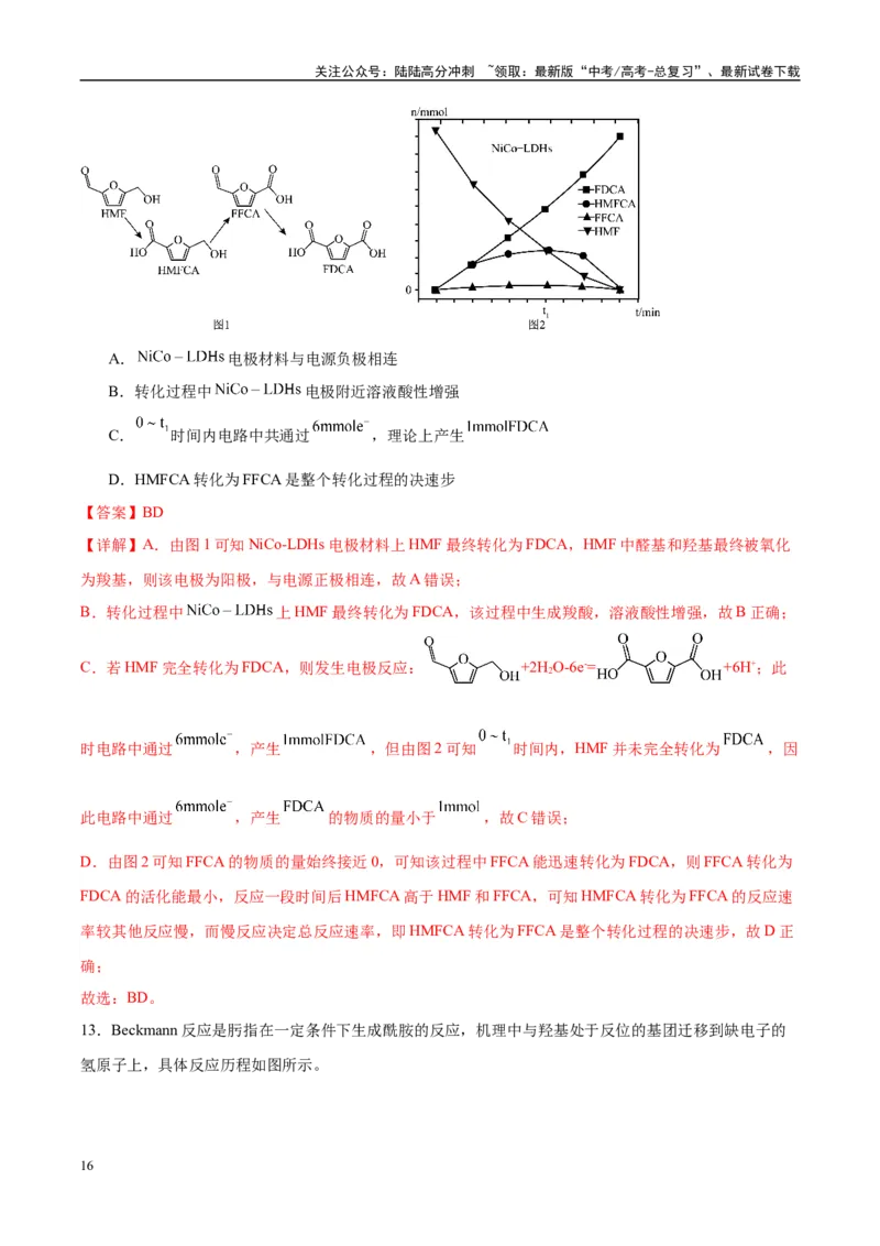 《信息必刷卷04（海南专用）（教师版）_05-化学-高考总复习_专项复习_2025年_2025年高考考前必刷题（多地区）化学_2025年高考化学考前必刷卷（海南专用）5套》第10页预览