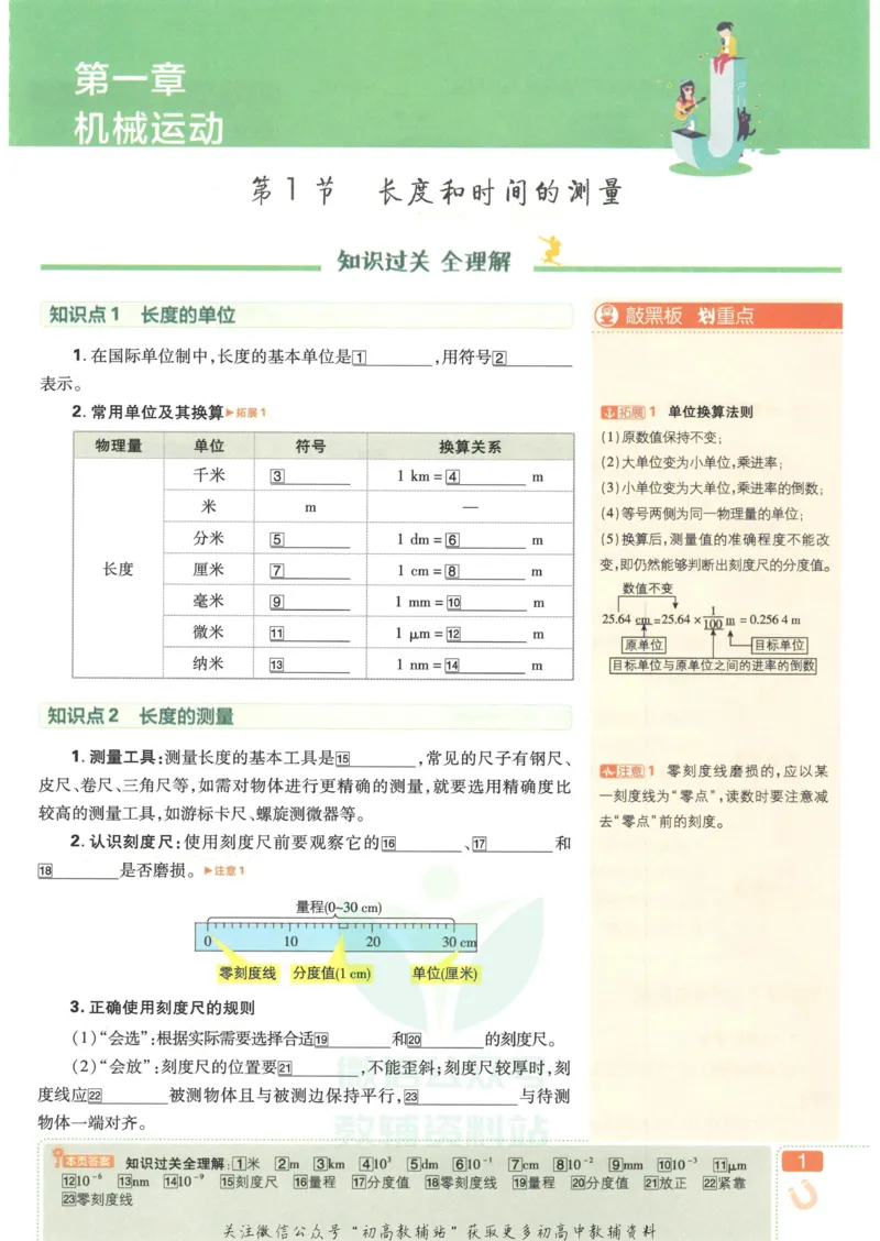 《初中必刷题八年级上册物理人教版狂K重点_2、2025初中必刷题合集_初中必刷题23+24+25上册_2023版》第5页预览