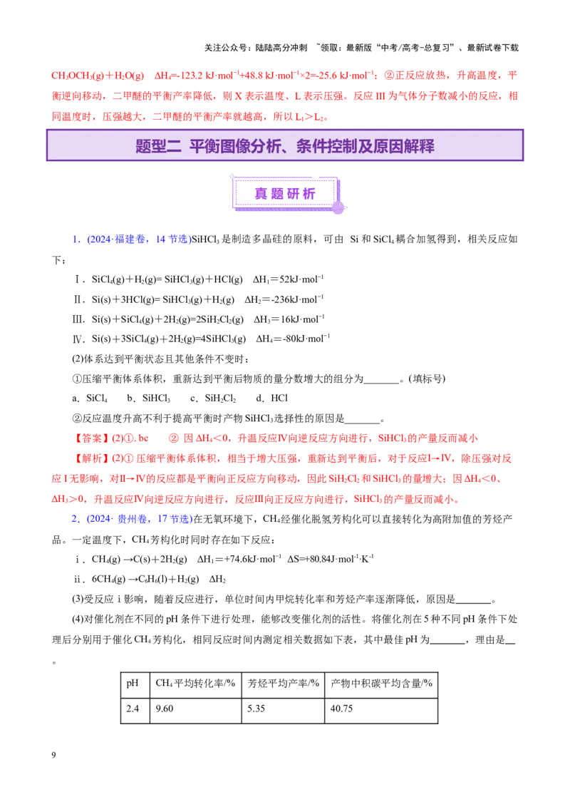 《专题09大题突破——化学反应原理综合（讲义）（教师版）_05-化学-高考总复习_二轮复习_2025年_2025年高考化学二轮复习课件+讲义+练习（新高考通用）》第9页预览