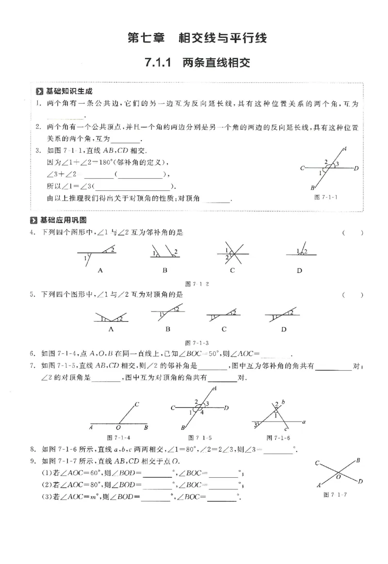 《2025数学《全品作业本•3基本功》7下(RJ)_初中全科目同步习题+精品试卷（7-9年级）(1)_25秋初中数学《同步习题+精品试卷》_初中数学人教版试卷_初中数学人教版7-9年级下册》第3页预览