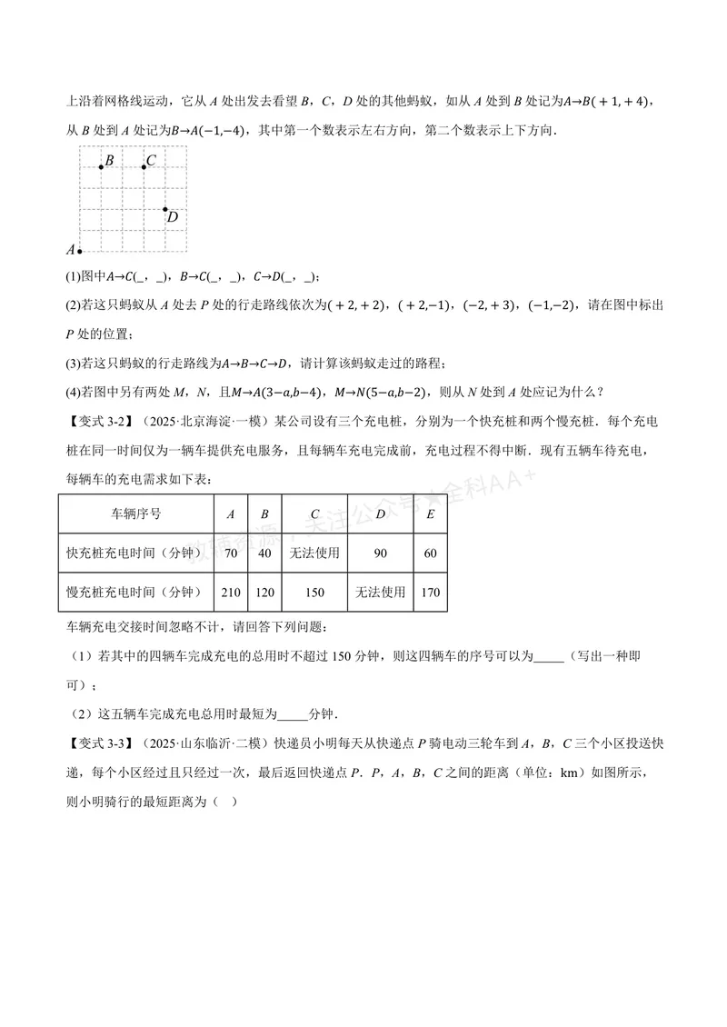 《专题1.4有理数的加法与减法(讲义)(原卷版)_2026语数英7-9年级上《举一反三系列》多版本_2026《初中数学•举一反三系列》7上多版本_2026《初中数学•举一反三系列》7上(华东师大)》第4页预览