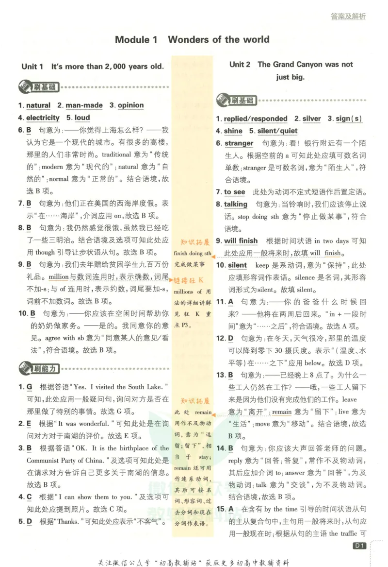 《初中必刷题九年级上册英语外研版答案_2、2025初中必刷题合集_初中必刷题23+24+25上册_2023版》第2页预览