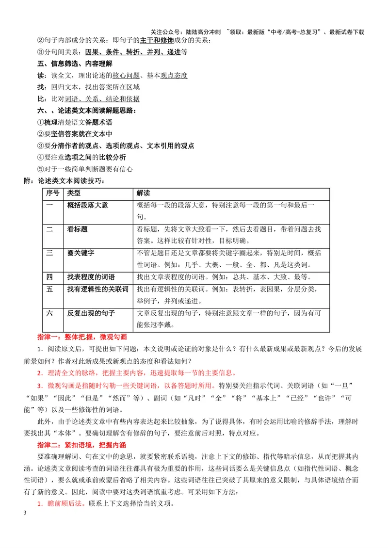 《专题01论述类非连续文本阅读--16页（全国通用）_专项复习_2025年_2025年高考语文主观题答题模板与反套路新探索_资料》第3页预览
