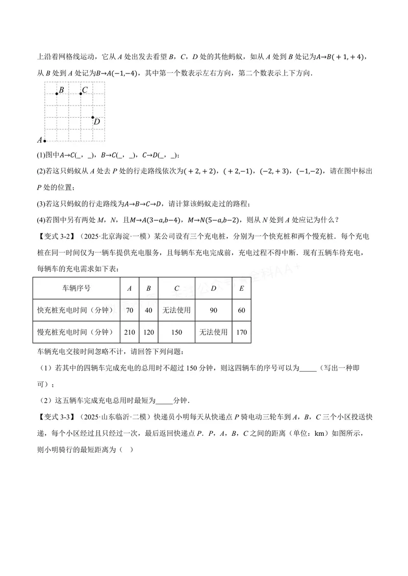 《专题1.4有理数的加减(讲义)(原卷版)_2026语数英7-9年级上《举一反三系列》多版本_2026《初中数学•举一反三系列》7上多版本_2026《初中数学•举一反三系列》7上(沪科)》第4页预览