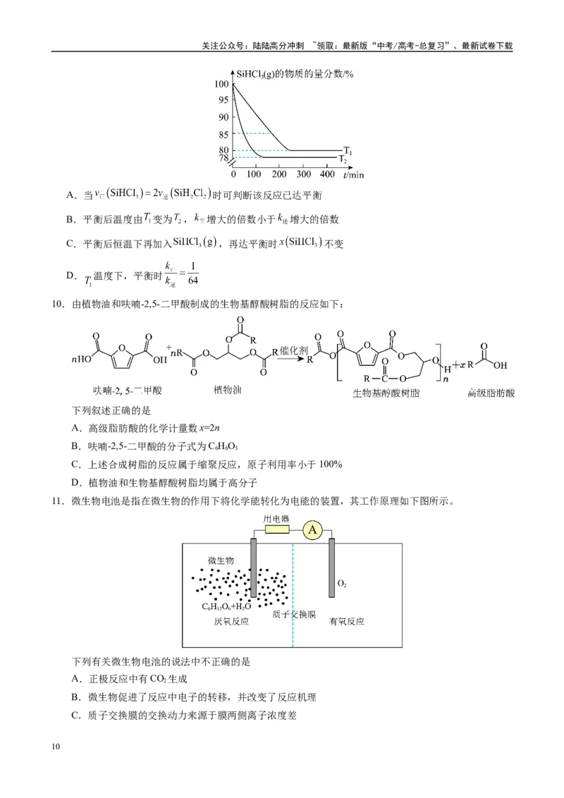 《信息必刷卷05（江西专用）（学生版）_05-化学-高考总复习_专项复习_2025年_2025年高考考前必刷题（多地区）化学_2025年高考化学考前必刷卷（江西专用）5套》第4页预览