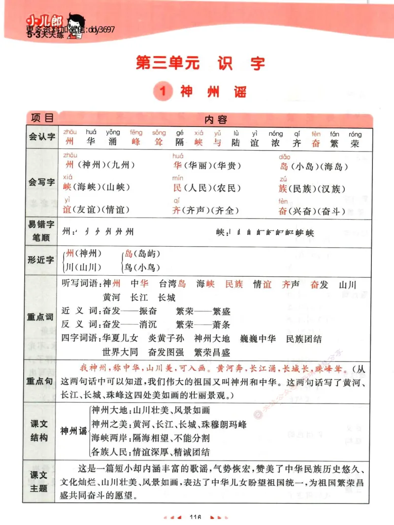 《二下语文课堂笔记_小学1-6年级全科全套_1-6年级全科下册_二年级_二年级下语文_语文二下每课考点归纳》第9页预览