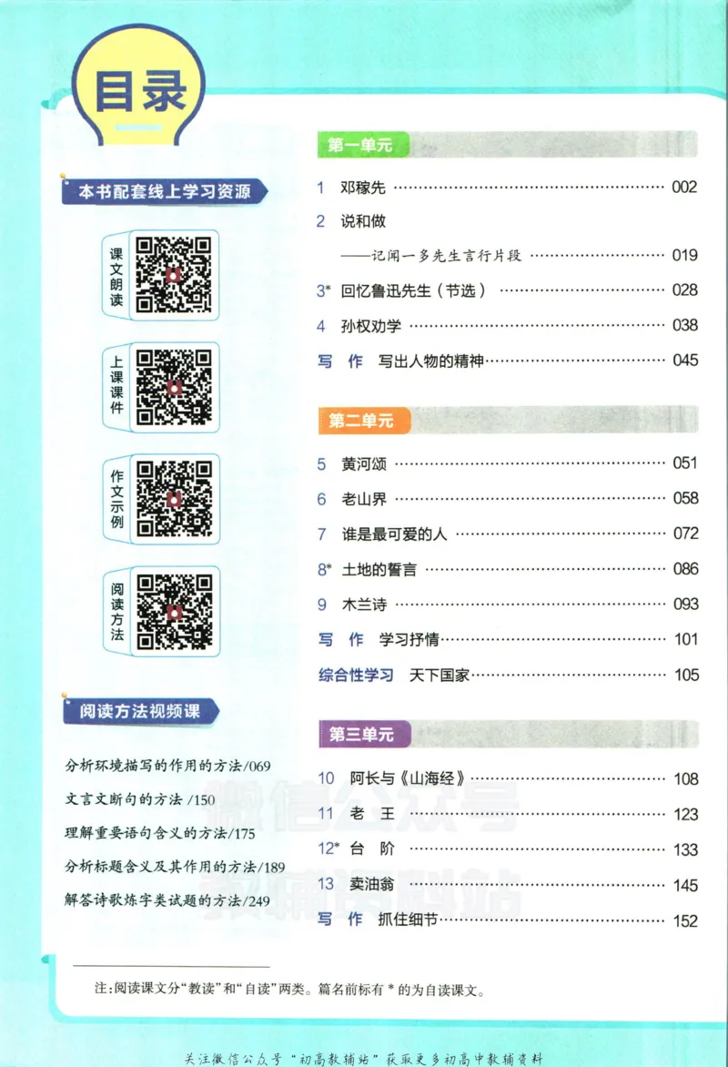 《教材帮7年级下册语文人教版_初中7-9年级《教材帮》_007教材帮-初中全科_初中教材帮7-9年级语文》第6页预览