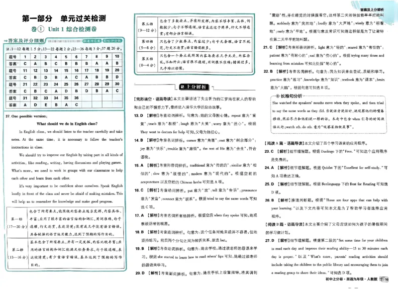 《2025《英语•上分卷》九下册(人教)上分解析_初中全科目同步习题+精品试卷(7-9年级)(1)_25秋初中英语《同步习题+精品试卷》_初中英语(人教版)试卷_初中英语7-9年级下册_9年级下册》第3页预览
