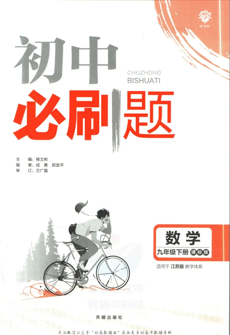 《初中必刷题九年级下册数学苏教版(1)_2、2025初中必刷题合集_初中必刷题23+24+25上册_2023版》第3页预览