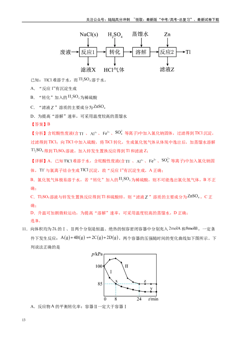 《信息必刷卷01（广西专用）（教师版）_05-化学-高考总复习_专项复习_2025年_2025年高考考前必刷题（多地区）化学_2025年高考化学考前必刷卷（广西专用）5套》第7页预览