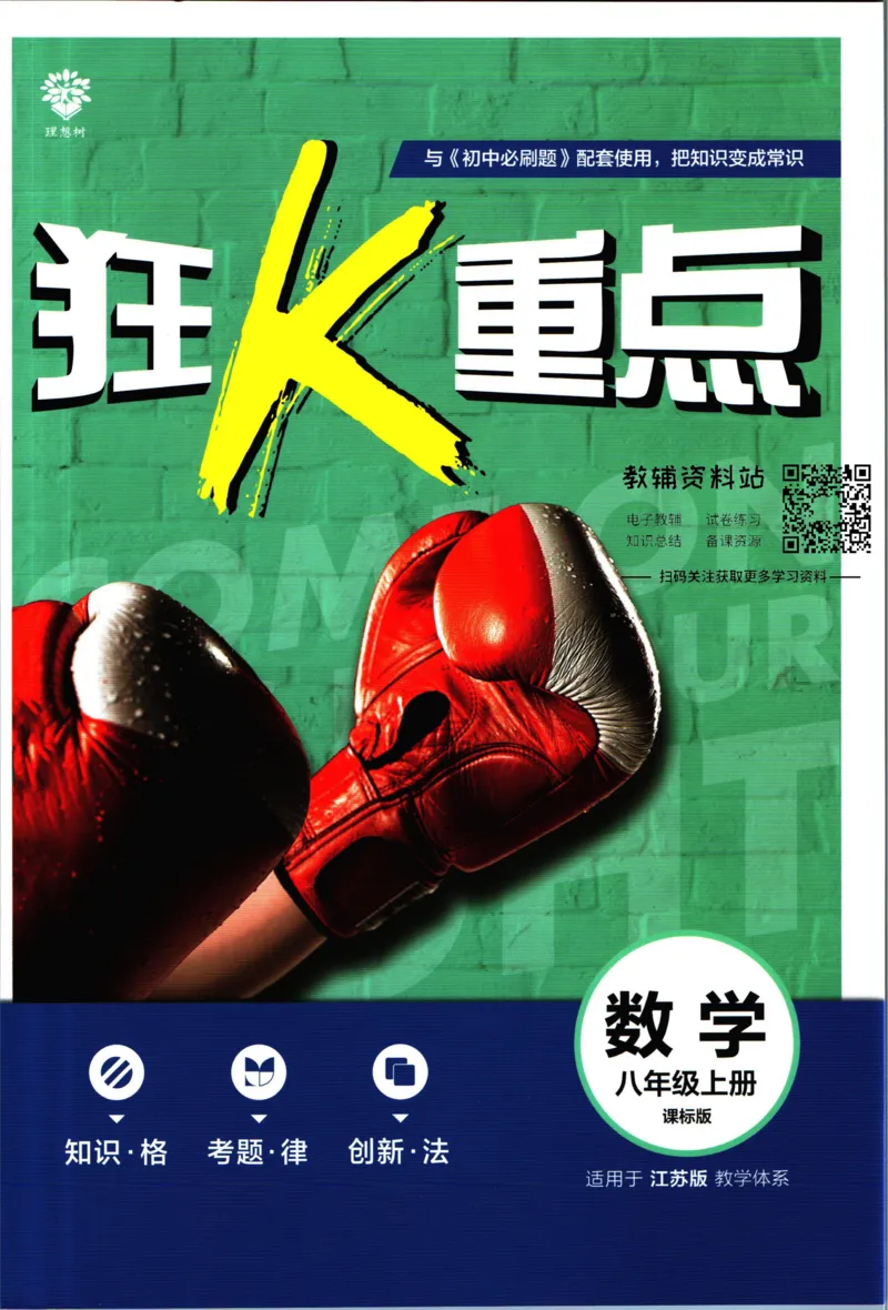 《初中必刷题八年级上册数学苏科版狂k重点_2、2025初中必刷题合集_初中必刷题23+24+25上册_2023版》第1页预览