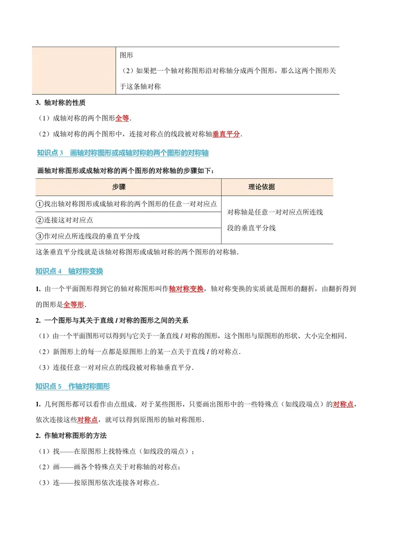 《专题15.1图形的轴对称(讲义)(原卷版)_2026语数英7-9年级上《举一反三系列》多版本_2026《初中数学•举一反三系列》8上多版本_2026《初中数学•举一反三系列》8上(人教)》第2页预览