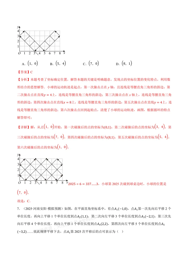《专题02点的坐标规律探索(专项训练)(解析版)_2026语数英7-9年级上《举一反三系列》多版本_2026《初中数学•举一反三系列》8上多版本_2026《初中数学•举一反三系列》8上(北师大)》第6页预览