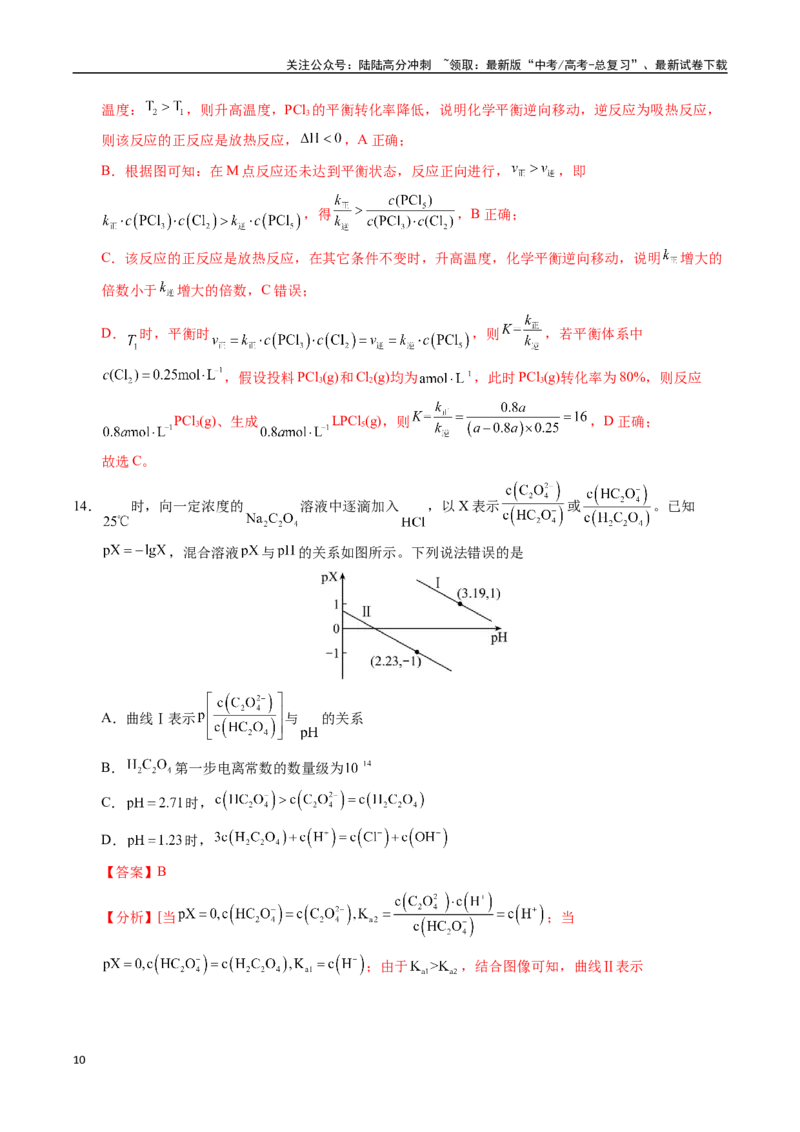 《化学（重庆卷）（全解全析）_05-化学-高考总复习_专项复习_2025年_2025年高考第一二三次模拟卷（多地区）化学_2025年高考化学第三次模拟考试24套_化学（重庆卷）》第10页预览