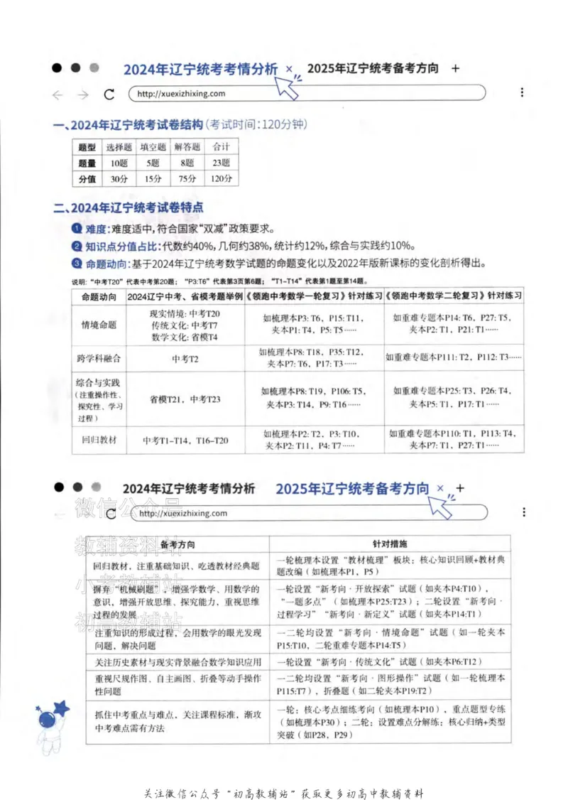 《2025领跑数学一轮复习(教材整合)_小初高学习资料合集（每天更新）_学习之星领跑中考（辽宁）》第6页预览
