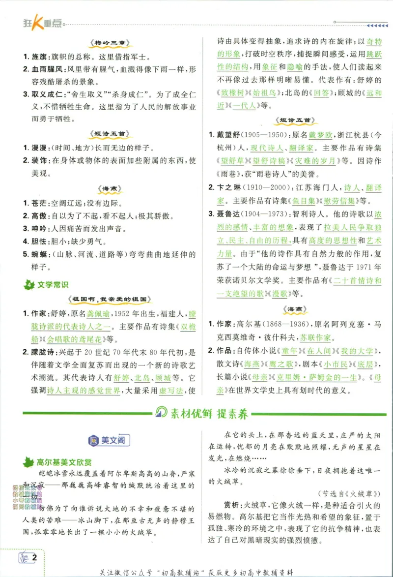 《初中必刷题九年级下册语文人教版狂k重点_2、2025初中必刷题合集_初中必刷题23+24+25上册_24初中必刷题上册+下册全_可信网络等多个文件_2024版-下册_9年级下册_011.24-9下语文人教版》第6页预览
