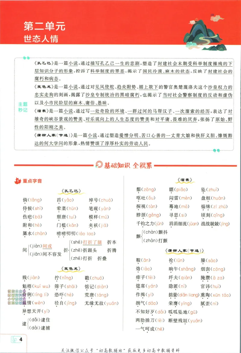 《初中必刷题九年级下册语文人教版狂k重点_2、2025初中必刷题合集_初中必刷题23+24+25上册_24初中必刷题上册+下册全_可信网络等多个文件_2024版-下册_9年级下册_011.24-9下语文人教版》第8页预览