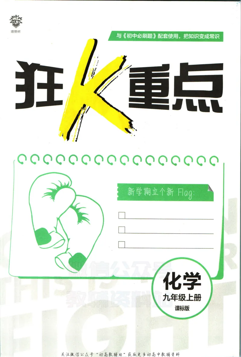 《初中必刷题九年级上册化学鲁教版狂k重点_2、2025初中必刷题合集_初中必刷题23+24+25上册_2023版》第3页预览