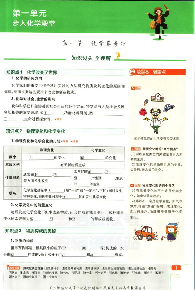 《初中必刷题九年级上册化学鲁教版狂k重点_2、2025初中必刷题合集_初中必刷题23+24+25上册_2023版》第5页预览