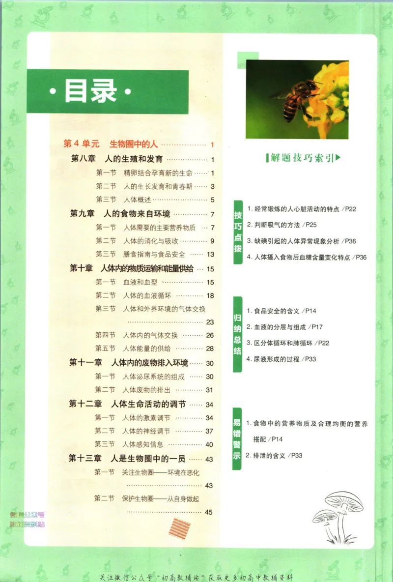《初中必刷题七年级下册生物苏教版狂k重点_2、2025初中必刷题合集_初中必刷题23+24+25上册_2023版》第4页预览