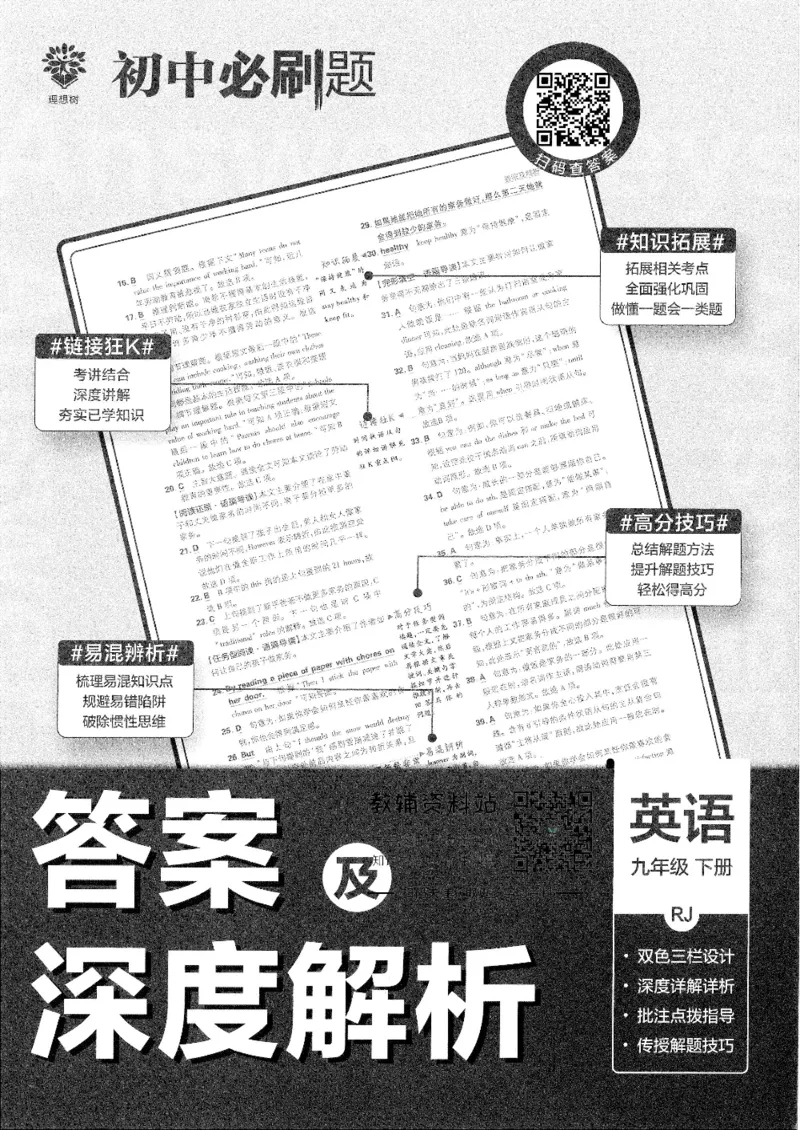 《初中必刷题九年级下册英语人教版答案及深度解析_2、2025初中必刷题合集_初中必刷题23+24+25上册_25初中必刷_可信网络等多个文件_初中必刷题_历年必刷题和24上册_2022版》第1页预览