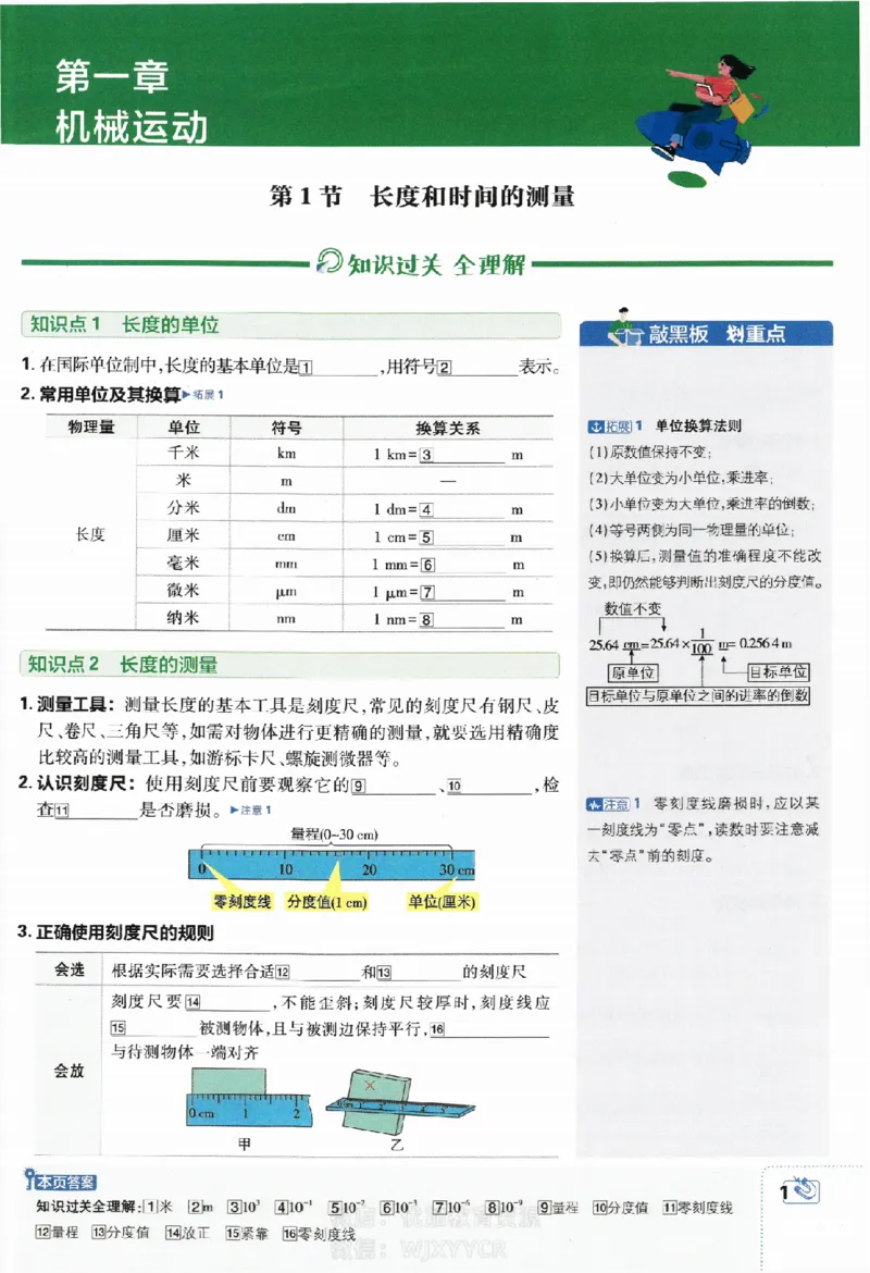 《初中必刷题八年级上册物理人教版狂K重点_2、2025初中必刷题合集_初中必刷题23+24+25上册_2024版（部分上册）》第2页预览