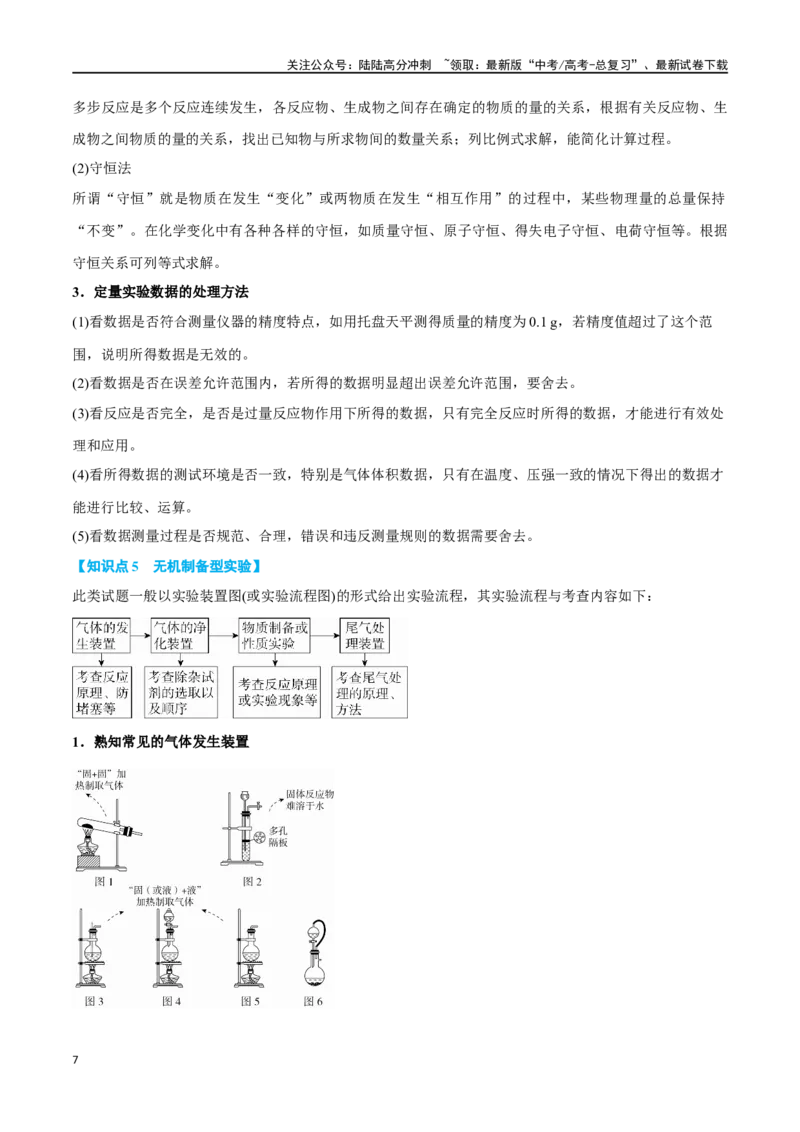 《专题十三综合实验探究六大题型-2024年高考化学二轮复习举一反三系列（新高考专用）（学生版）_05-化学-高考总复习_二轮复习_2024年_资料》第7页预览
