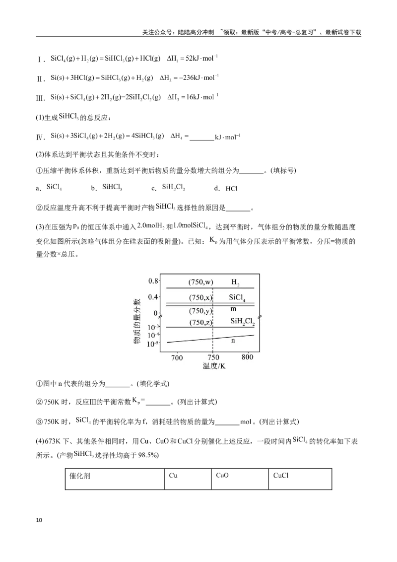 《专题22化学反应速率与化学平衡（学生版）-（新高考通用）_05-化学-高考总复习_二轮复习_2025年_2025年高考化学二轮·突破提升专题复习讲义（新高考通用）_资料》第10页预览