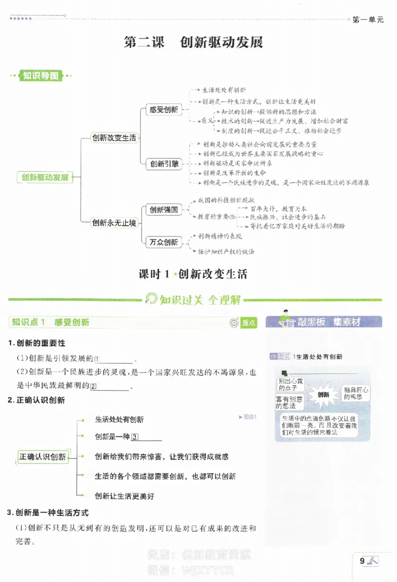 《初中必刷题九年级上册道德与法治人教版狂K重点_2、2025初中必刷题合集_初中必刷题23+24+25上册_2024版（部分上册）》第10页预览