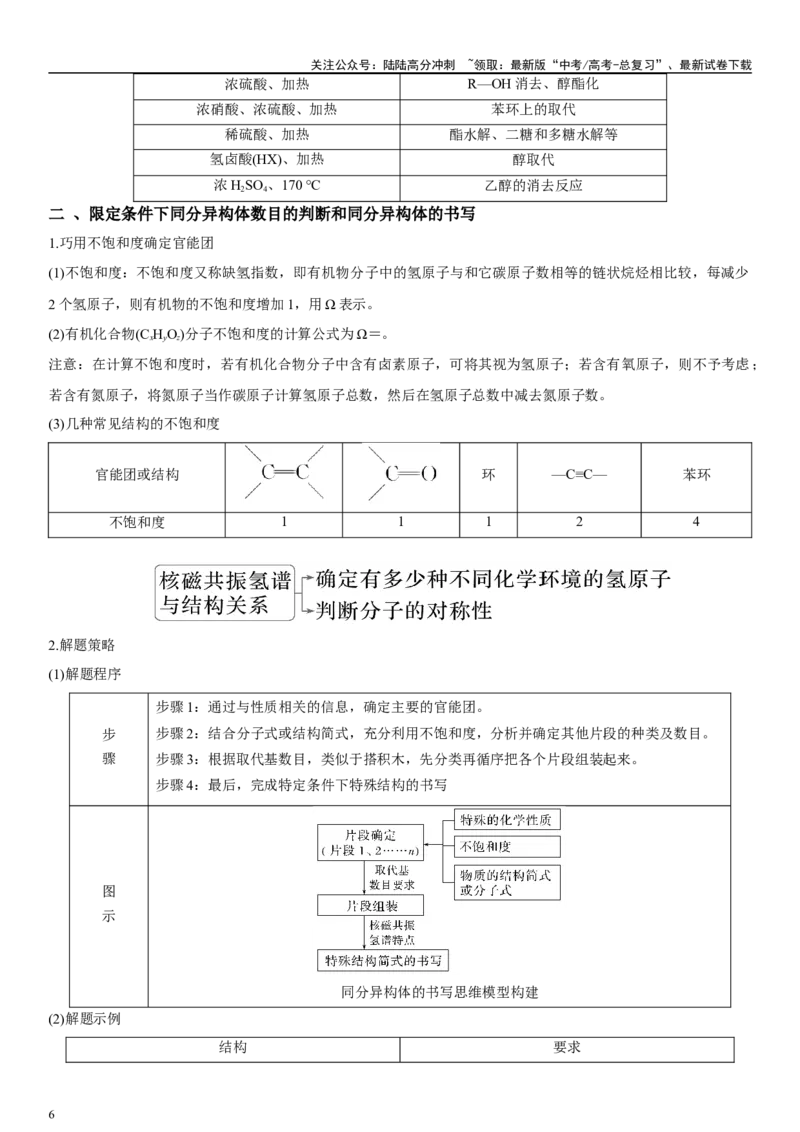 《专题十六有机化学基础（学生版）_05-化学-高考总复习_二轮复习_2024年_2024年高考化学二轮专题复习讲义（新高考通用）_资料_1-资料》第6页预览