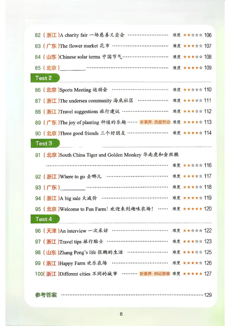 《阅读训练100篇_2027一本阅读100篇语文英语数学0043_2027一本英语阅读100篇_27版一本英语阅读训练100篇四年级》第10页预览