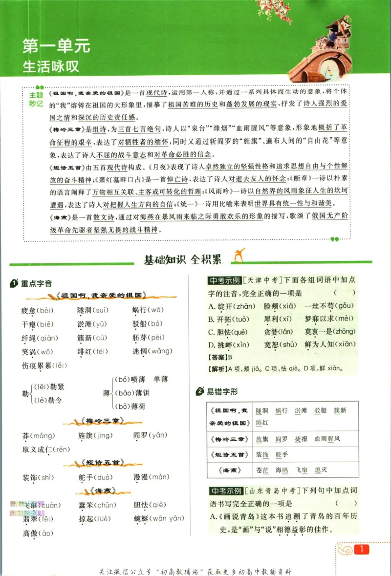 《初中必刷题九年级下册语文人教版狂k重点_2、2025初中必刷题合集_初中必刷题23+24+25上册_2023版》第5页预览