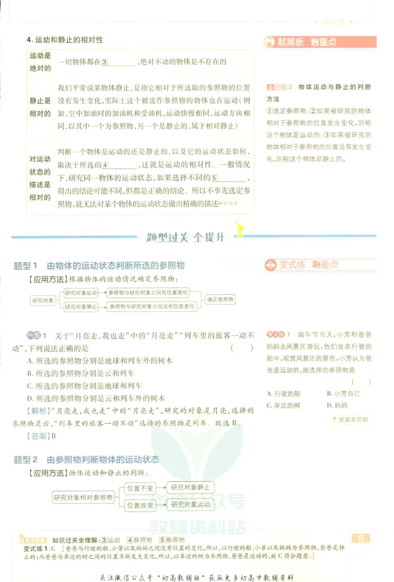 《初中必刷题八年级上册物理沪科版狂K重点_2、2025初中必刷题合集_初中必刷题23+24+25上册_2023版》第9页预览