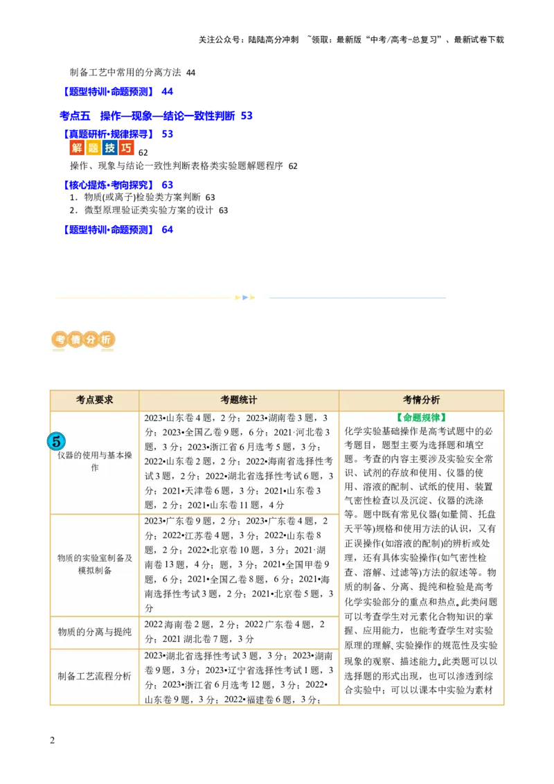 《专题15化学实验基础(讲义)(解析版)_05-化学-高考总复习_二轮复习_2024年_2024年高考化学二轮复习讲练测（新教材新高考）_配套讲义（原卷版+解析版）》第2页预览