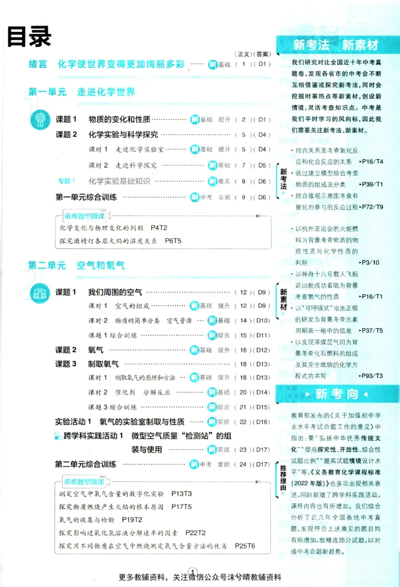 《初中必刷题人教版化学九年级上册_2、2025初中必刷题合集_初中必刷题23+24+25上册_25初中必刷_可信网络等多个文件_2025初中必刷题_化学九年级上册（人教版）》第5页预览