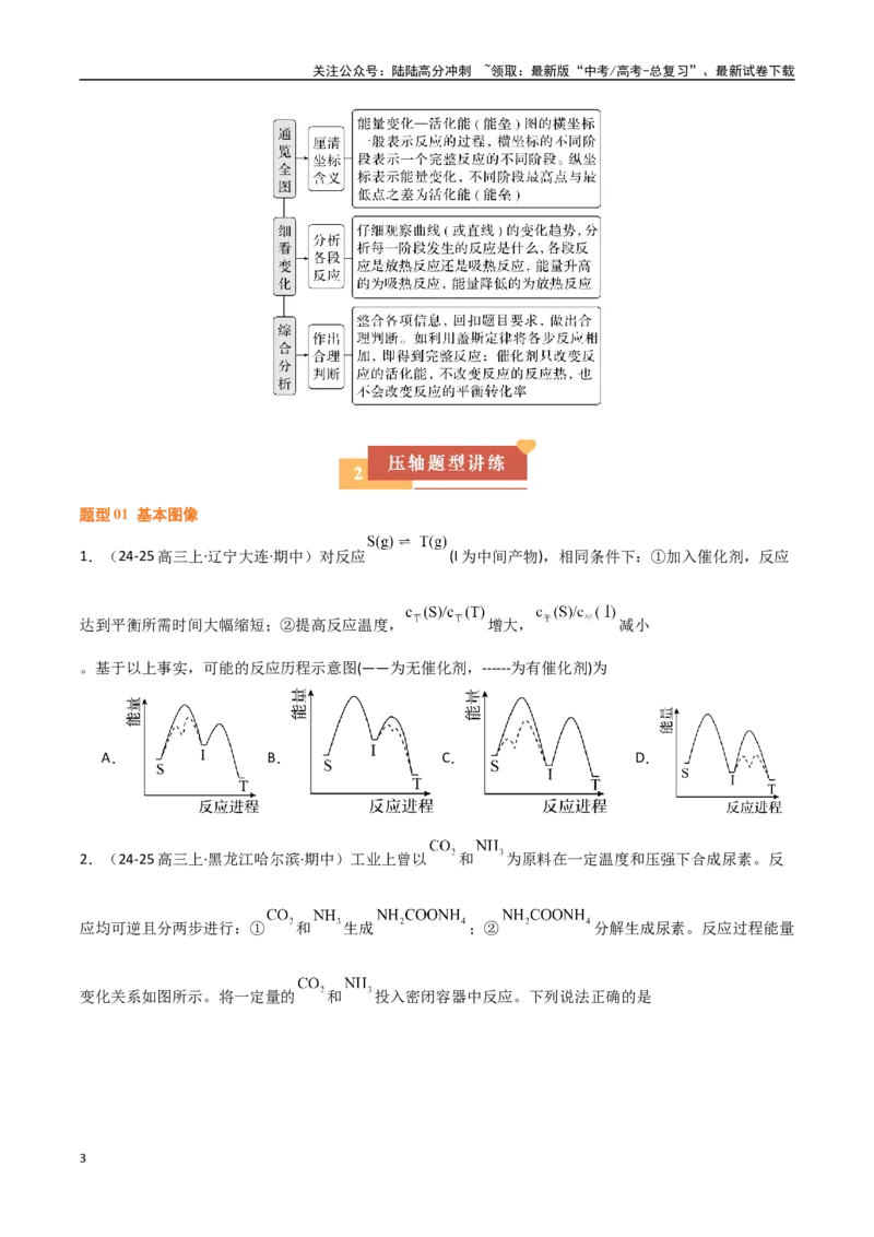 《压轴题03化学反应机理历程能垒图分析（学生版）_05-化学-高考总复习_专项复习_2025年_2025年高考化学培优训练黑吉辽蒙专用》第3页预览