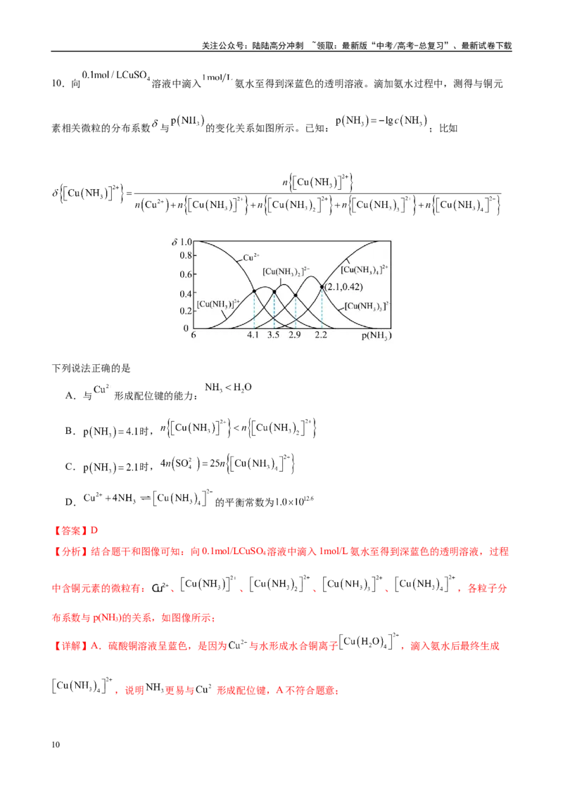 《化学（福建卷）（全解全析）_05-化学-高考总复习_专项复习_2025年_2025年高考第一二三次模拟卷（多地区）化学_2025年高考化学第二次模拟卷26套_化学（福建卷）》第10页预览