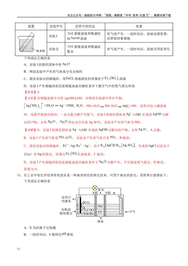 《信息必刷卷02（广西专用）（教师版）_05-化学-高考总复习_专项复习_2025年_2025年高考考前必刷题（多地区）化学_2025年高考化学考前必刷卷（广西专用）5套》第6页预览