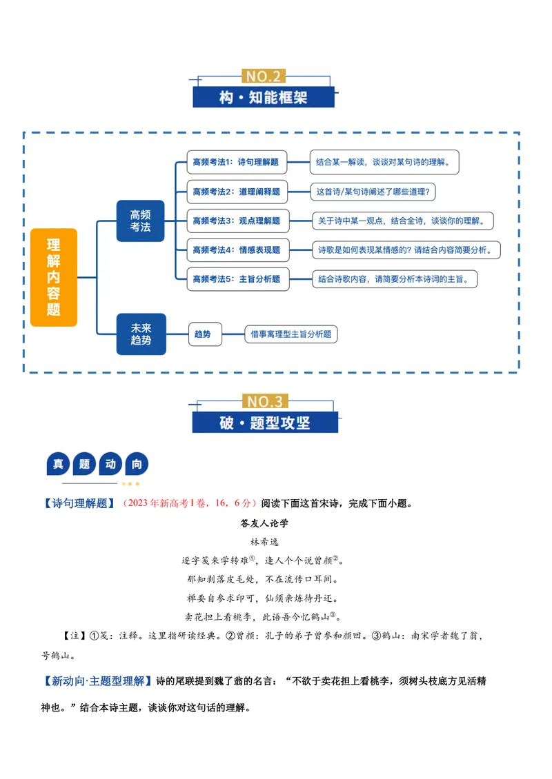 《专题04理解内容题（复习讲义）（全国通用）（教师版）(1)_二轮复习_2026年-语文二轮复习_2026年高考语文二轮复习课件+讲义+练习（新高考通用）-G92_2026版》第3页预览