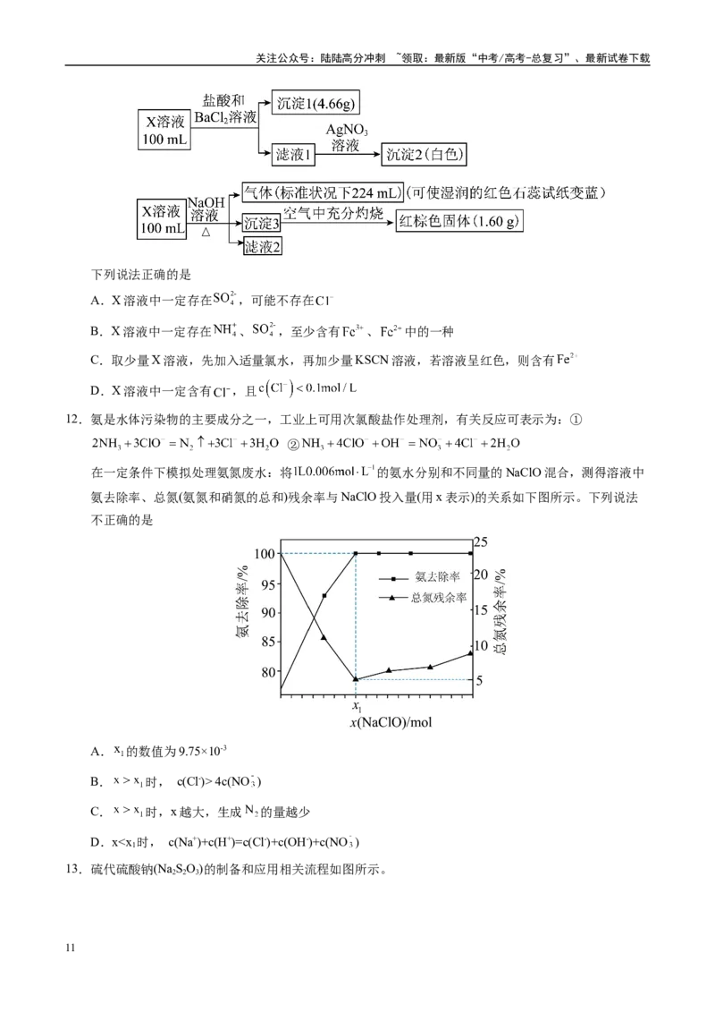 《信息必刷卷01（湖南专用）（学生版）_05-化学-高考总复习_专项复习_2025年_2025年高考考前必刷题（多地区）化学_2025年高考化学考前必刷卷（湖南专用）5套》第5页预览