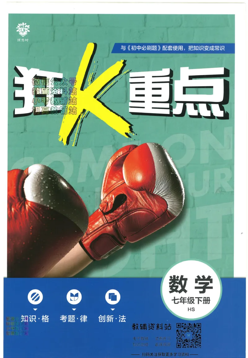 《初中必刷题七年级下册数学华师版狂K重点_2、2025初中必刷题合集_初中必刷题23+24+25上册_2023版》第1页预览