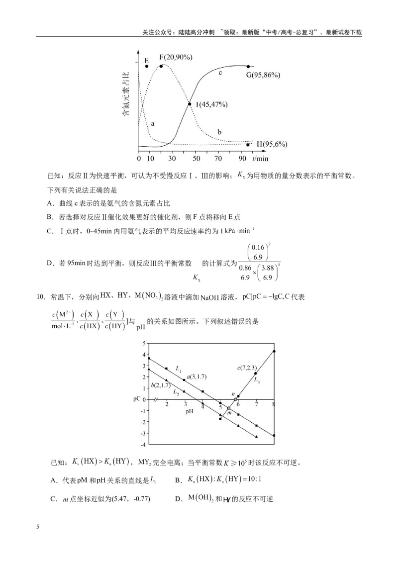 《信息必刷卷03（福建专用）（学生版）_05-化学-高考总复习_专项复习_2025年_2025年高考考前必刷题（多地区）化学_2025年高考化学考前必刷卷（福建专用）5套》第5页预览