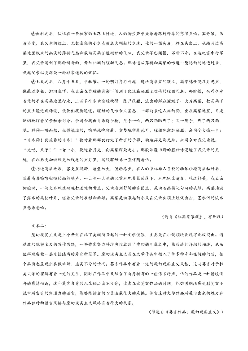 《专题02小说阅读之环境（讲义）（全国通用）（教师版）(1)_二轮复习_2026年-语文二轮复习_22026年高考语文二轮复习现代文阅读（全国通用）》第7页预览