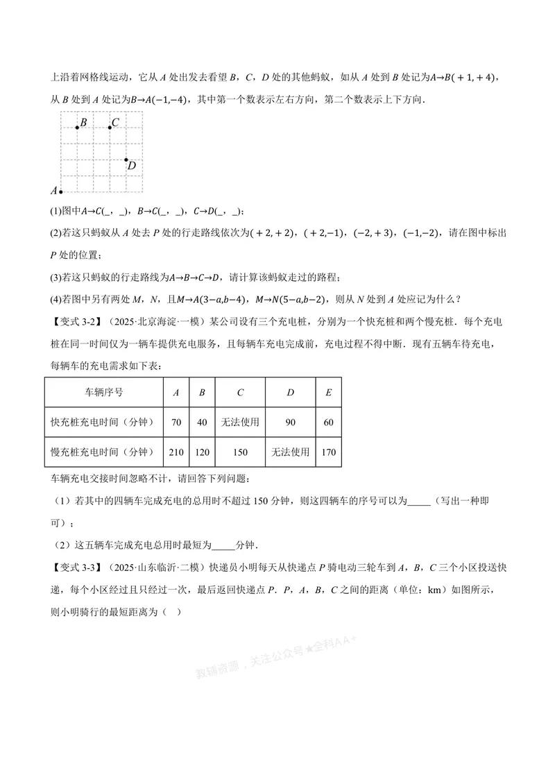 《专题2.1有理数的加法与减法(讲义)(原卷版)_2026语数英7-9年级上《举一反三系列》多版本_2026《初中数学•举一反三系列》7上多版本_2026《初中数学•举一反三系列》7上(浙教)》第4页预览