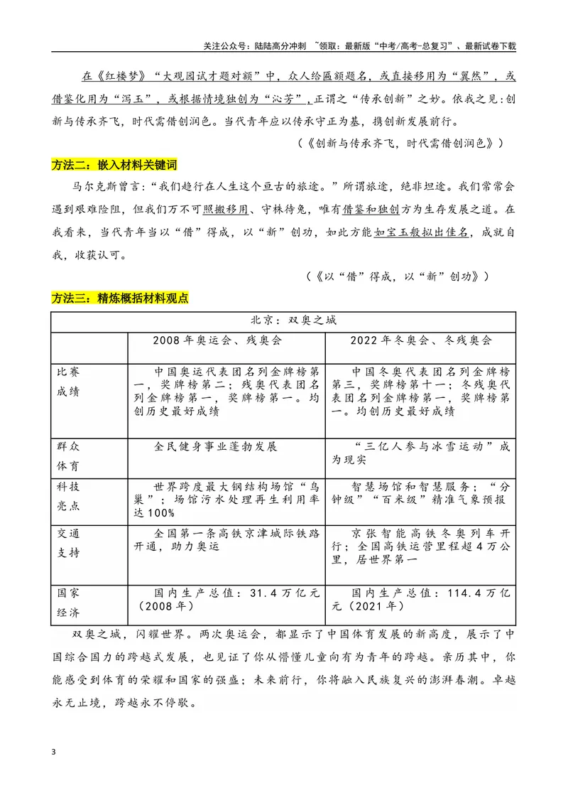 《专题04：议论文开头的写法（教师版）_一轮复习_2025年_2025年高考语文一轮复习知识清单（全国通用）》第3页预览