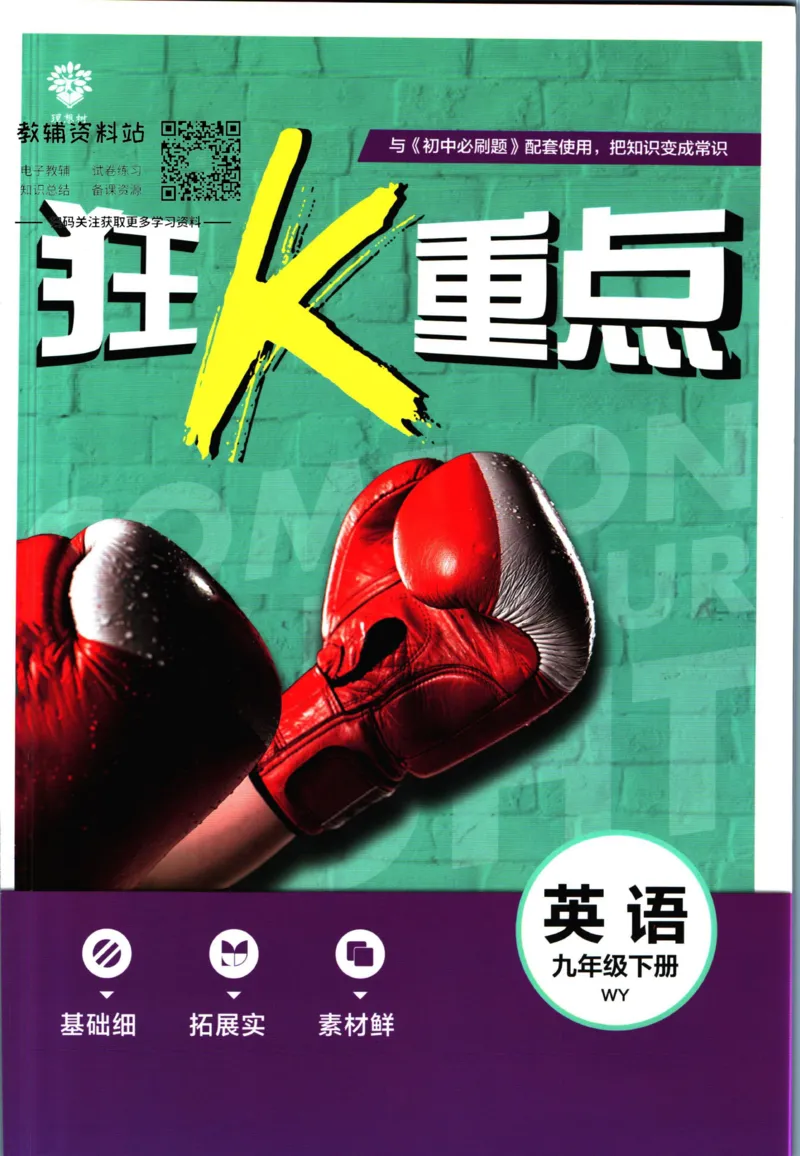 《初中必刷题九年级下册英语外研版狂K重点_2、2025初中必刷题合集_初中必刷题23+24+25上册_2023版》第1页预览